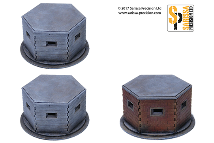Warlord Games: Pill Box Set (3 Pill Boxes)